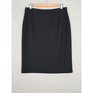 Jaxsport Women's Classic High Waisted Lined Pencil Skirt Black 14